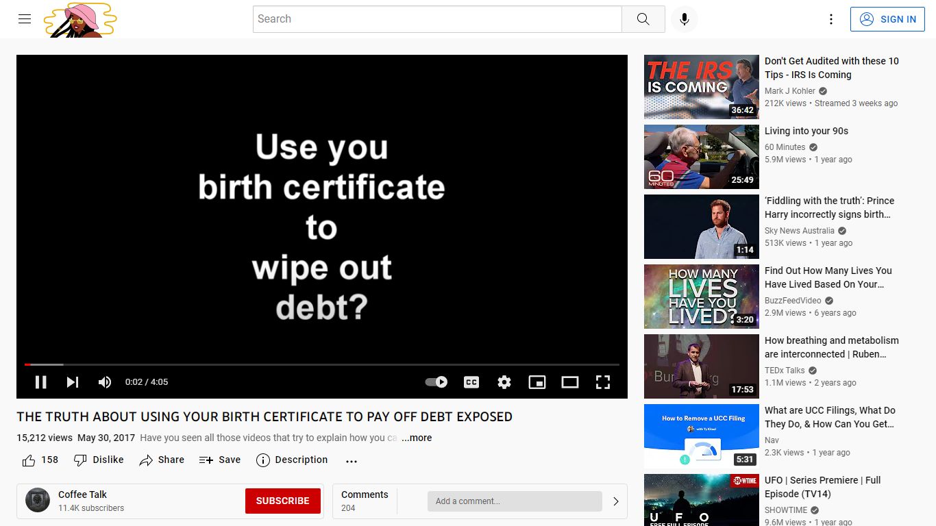 THE TRUTH ABOUT USING YOUR BIRTH CERTIFICATE TO PAY OFF DEBT EXPOSED ...